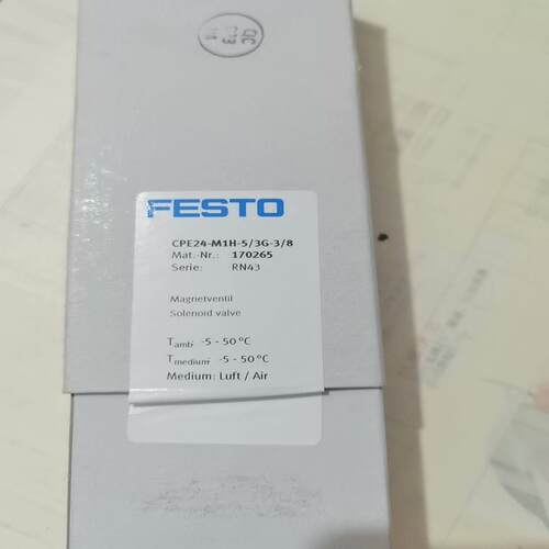 FESTO费斯托电磁阀CPE24-M1H-5/3G-3/8