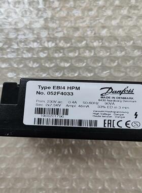 EB14HPM点火变压器052F4033原装DANFOSS,