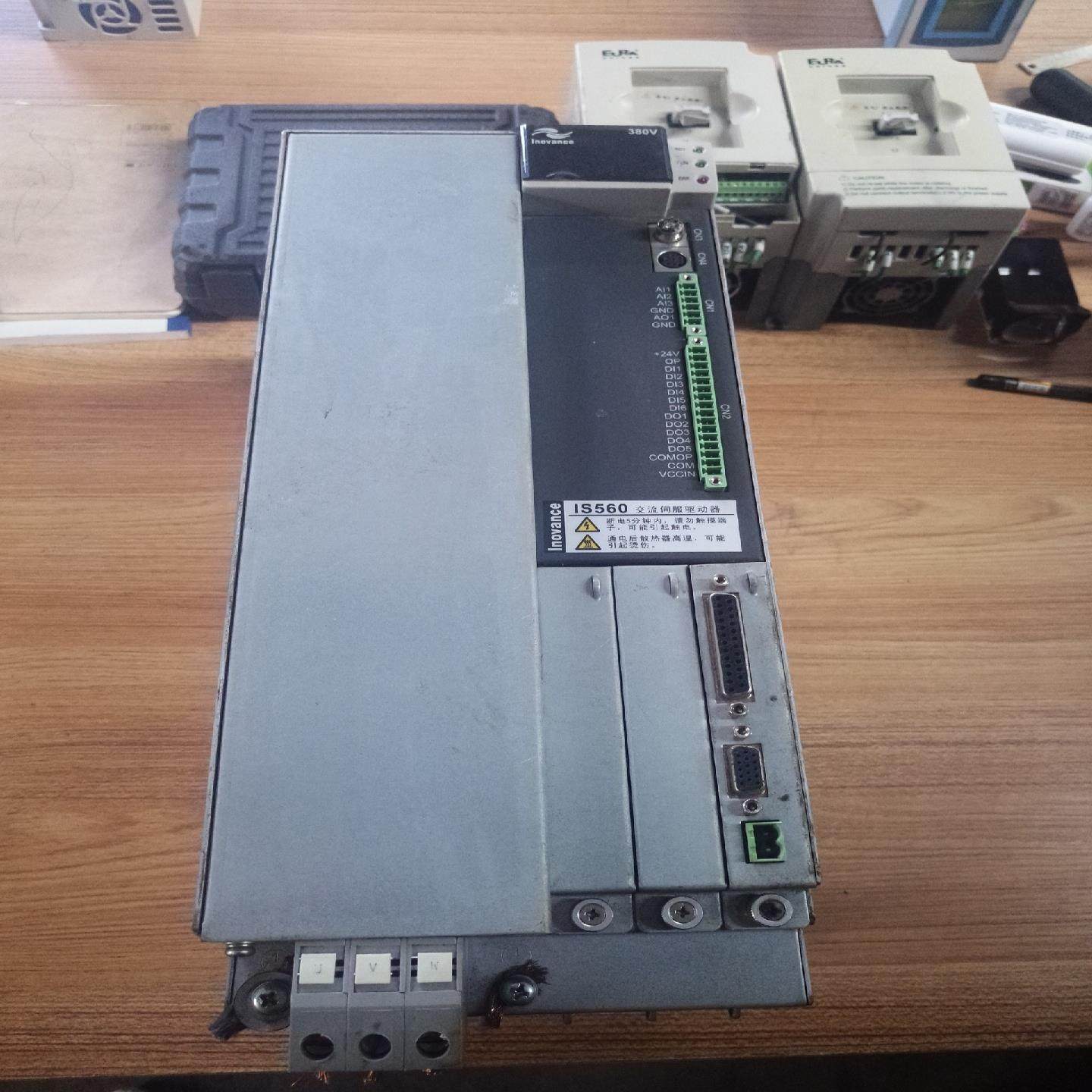 （设备配件）拆机汇川伺服驱动器ⅰS560AT037ⅰ，功能正