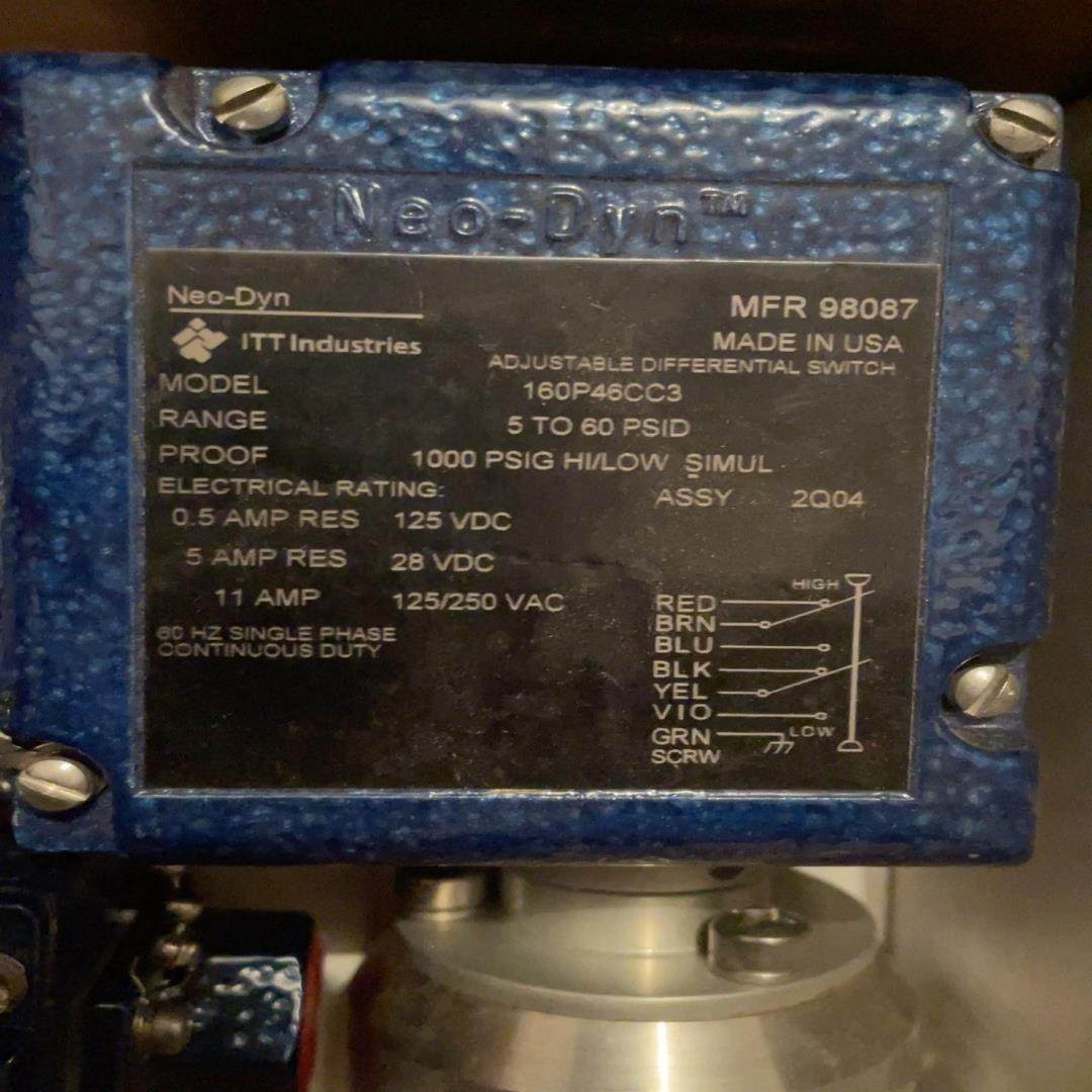 Neo-Dyn压力开关160P46CC3全新原装