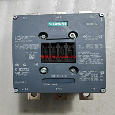 （请询价）SIMENS接触器3RT1064-6AP36拆机实议价