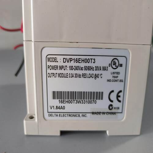 议~PLC台达二手拆机 DVP16EH00T3 缺配件 原装正品
