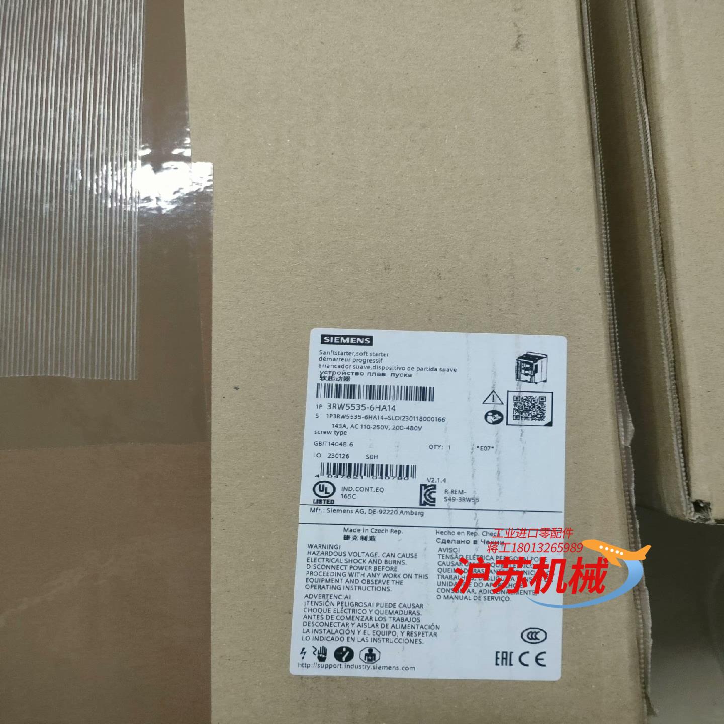 3RW5535-6HA14 新到现货