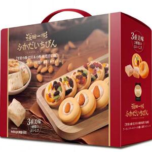 深田一彬酥脆美味礼盒3重美味送礼礼盒松塔千层酥巴旦木小酥