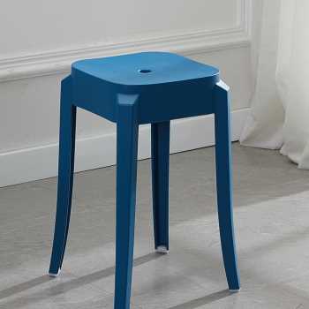 北欧加厚凳子家用客厅凳板凳经济型胶凳方凳现代简约塑料圆凳高凳