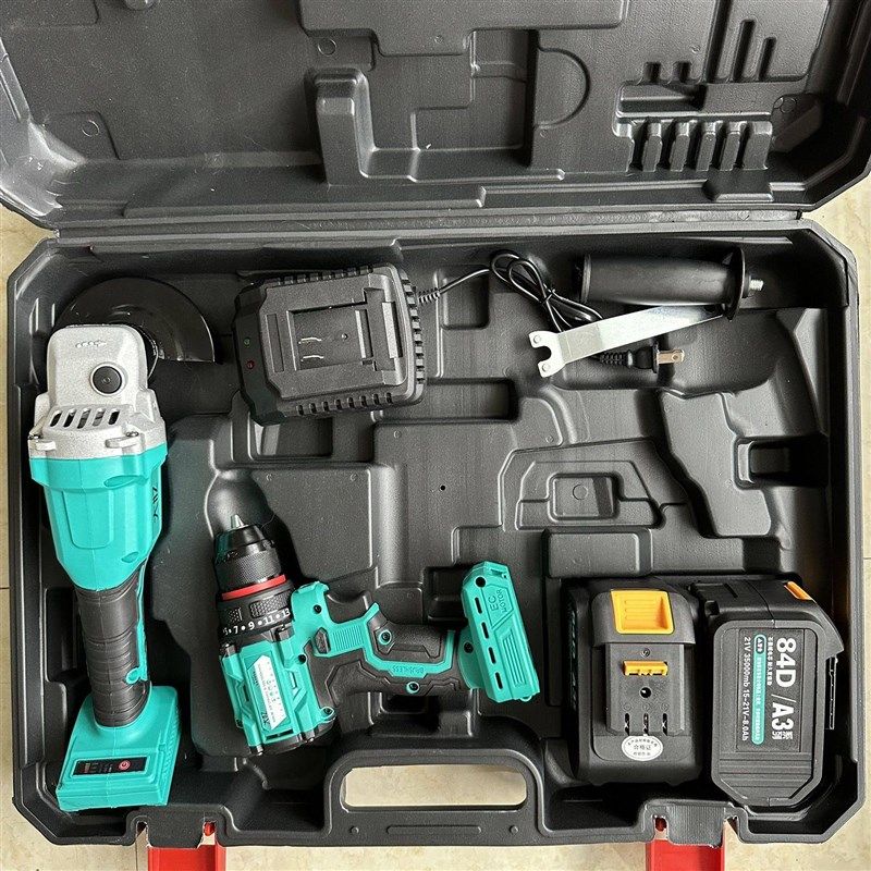 日本大艺同款锂电无刷充电电锤冲击钻角磨机电钻扳手4件套装15节,厨房电器,商用制热电器配件,淘宝优惠券,粉丝福利购,淘宝优惠卷