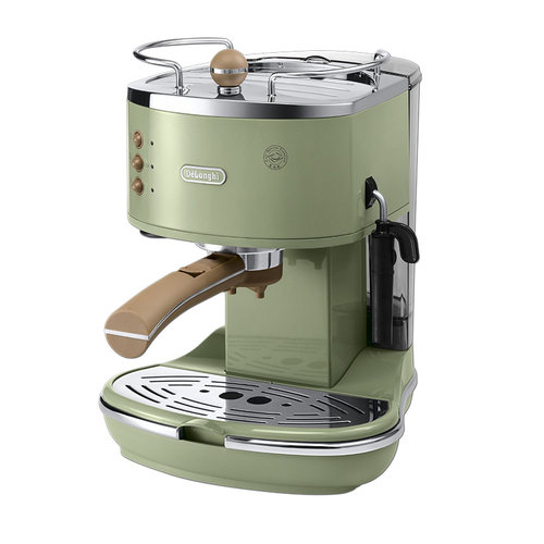 Delonghi/德龙复古系列 ECO310半自动咖啡机意式泵压家用奶泡一体