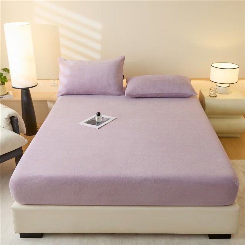 新款高克重牛奶绒床笠单件 加厚纯色全包围床垫保护套防尘套,纺织面料/辅料/配套,其他纺织机械,淘宝优惠券,粉丝福利购,淘宝优惠卷