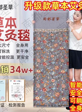 多功能全身智能加热草本艾灸毯插