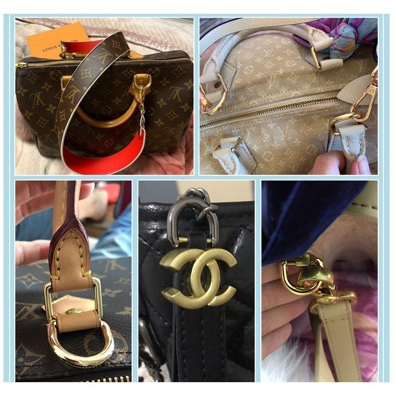 包配件金属扣环锁扣五金包邮金色扣子可拆卸d扣D扣马蹄扣链条调节