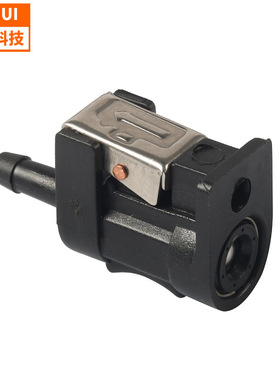 现货6Y1-24306-06黑色8mm油管插头油管接头6Y1-24306-05-适用船舶