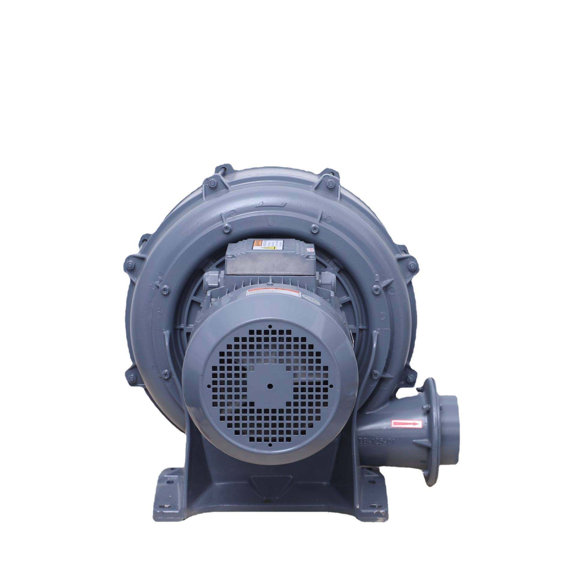 HTB100-102透浦多段式鼓风机750W透浦式中压风机离心式鼓风机