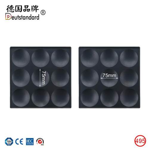 九孔铜锣烧圆形华夫饼松饼电热电饼档烘烤华夫炉早餐点心设备机器