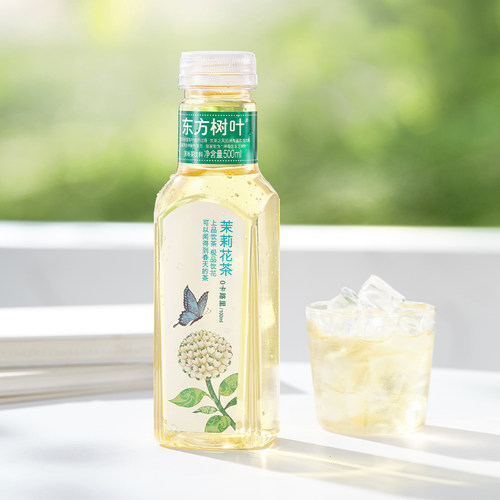 会员精选-东方树叶乌龙茶/青柑普洱差/茉莉花茶500ml*3