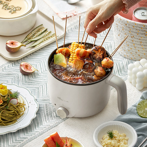 小熊1.2L电煮锅1-2人多功能锅