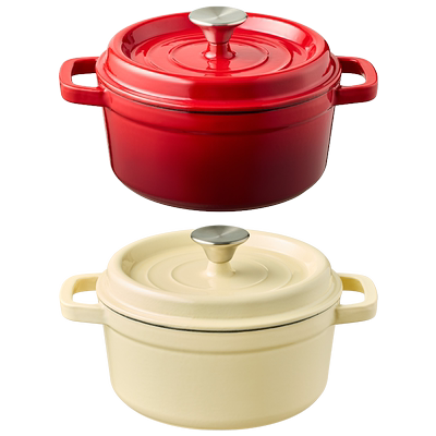 会员精选珐琅铸铁锅炖煮蒸