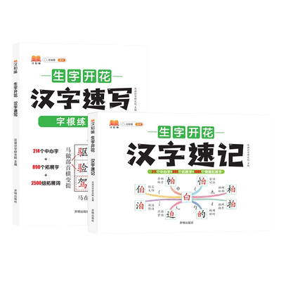 小学生生字开花汉字速记识字书