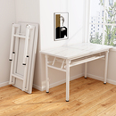 折叠台式 电脑桌子包边书桌家用写字桌学习桌出租屋简易餐桌化妆桌