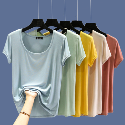 短袖韩版薄款莫代尔女