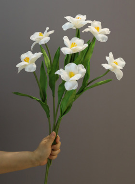 PU布朗尼郁金香高颜值花瓶摆件