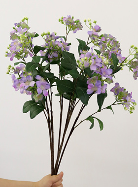 九里香仿真花丁香花假花艺术插花土豆花茉莉花夜来香摄影道具装饰