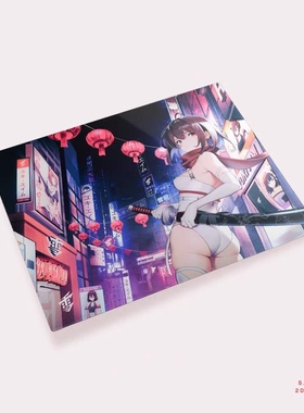 yukiaim 二次元限量版玻璃鼠标垫顺滑fps打瓦apex游戏神器复刻版