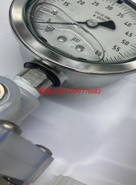 【荣强工控】半导体CMP机 抛光液纯水压力表 NOSHOK 316SS