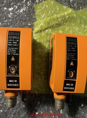 【非标价】ifm易福门激光测距仪 02D222 02DIRPKG/K