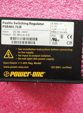 【非标价】美国Power-one PSB483-7LIR进口电源.
