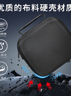 虎炳适用MEZE Audio耳机收纳包头戴式109pro耳机包抗压109PRO Primal收纳包耐刮POET/105AER/Liric 2代便携包