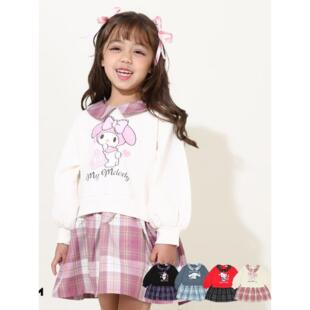 25女童纯棉毛圈长袖假两件长款卫衣春秋冬外套儿童卡通厚款连衣裙