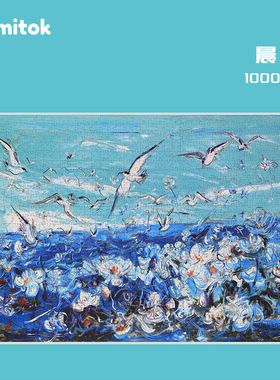 Comitok可米特晨嬉拼图1000片付毅兵油画成人纸质艺术潮玩玩具