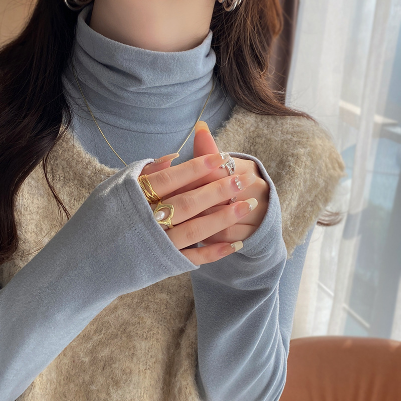 UC高领打底衫女秋冬高级