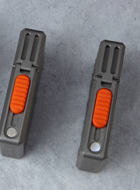 METEOT钛合金打火机火胄橙色G10推牌EDC配件