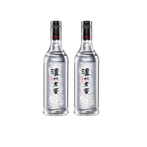 【u先】42度泸州老窖黑盖二曲500ml*2套装