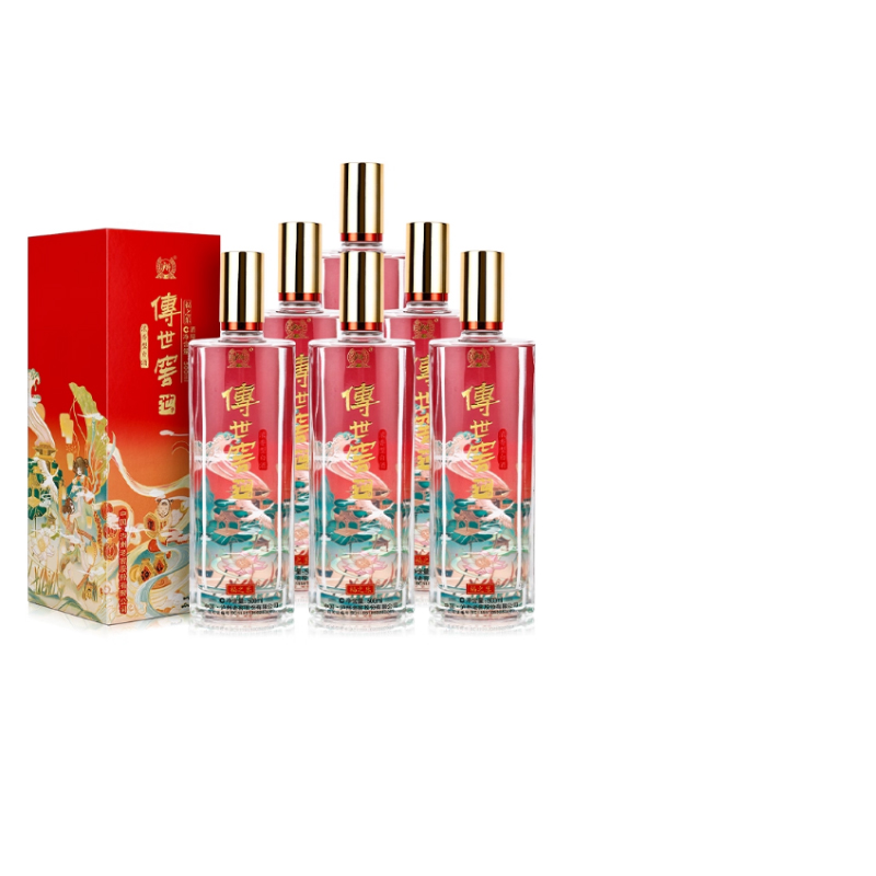 泸州老窖浓香型传世窖池酒福之乐52度500ml*6瓶婚宴喜酒白酒