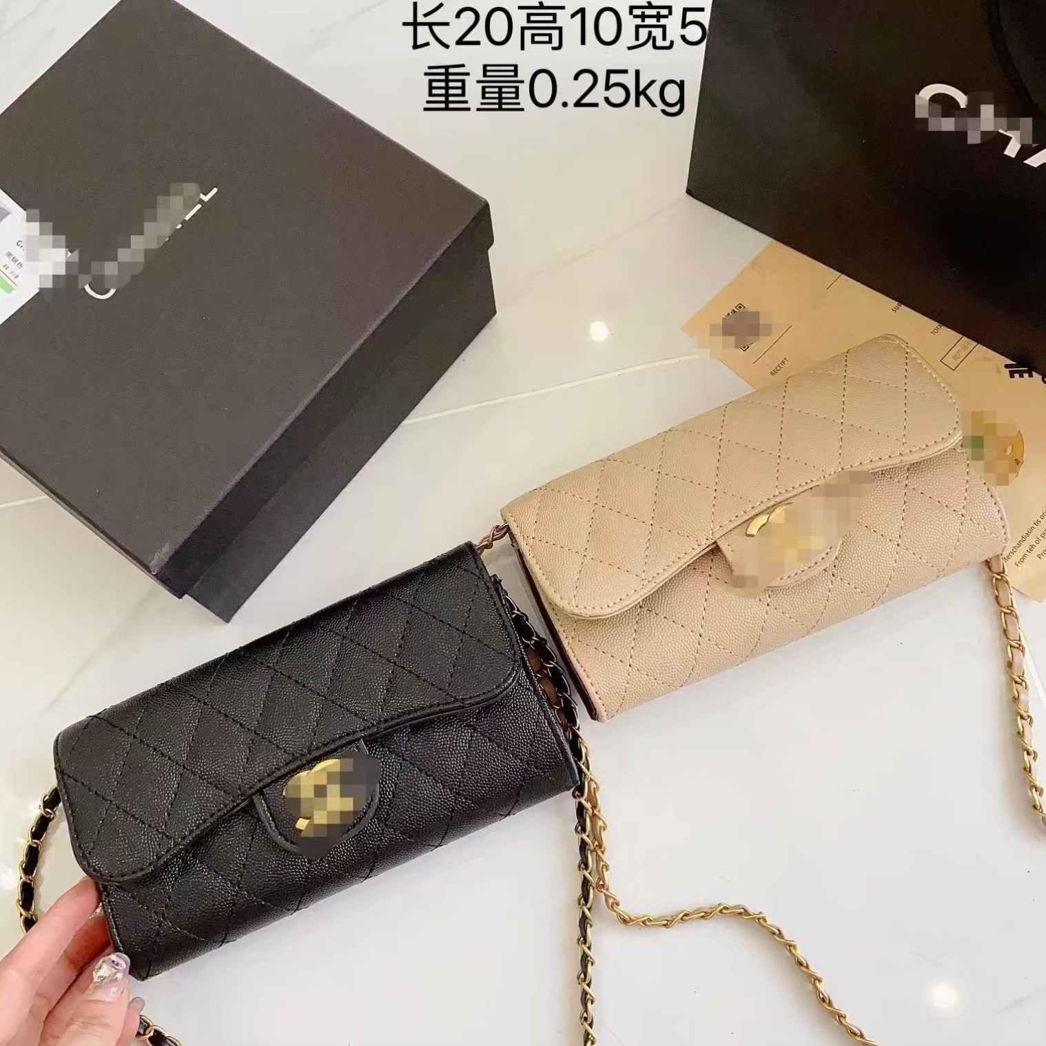 女包小香风菱格链条包迷你小包包女高级感百搭斜挎包手机包发财包