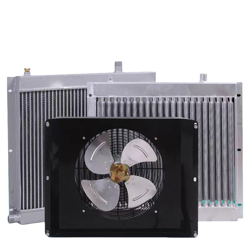 工业电暖风机水暖散热器畜牧养殖花卉种植翅片暖式口琴式散热器厂