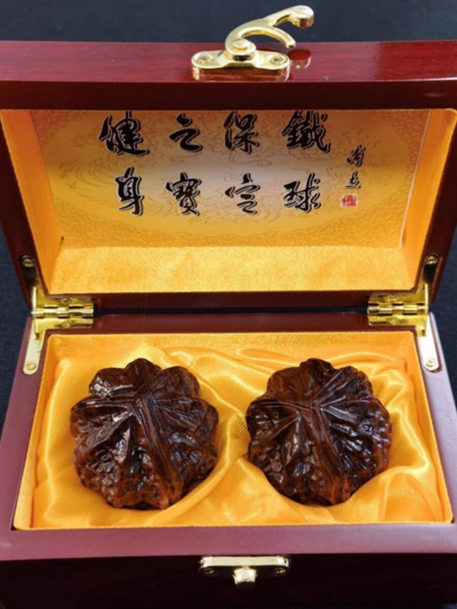 黄花梨木健身球手球实木手握球核桃保健球手盘手转练手老人按摩球