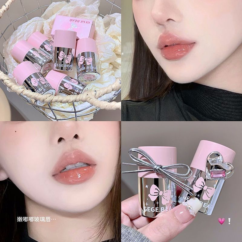 爆汁显色~一罐双色唇冻水光镜面固体唇蜜口红不沾杯唇釉DR.UNYAK