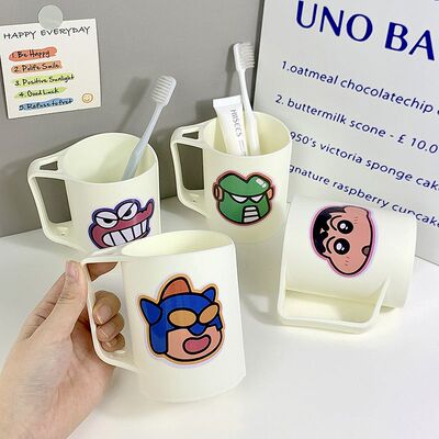 高颜值卡通漱口杯家用可爱小孩儿童牙刷杯宿舍学生情侣刷牙洗刷杯