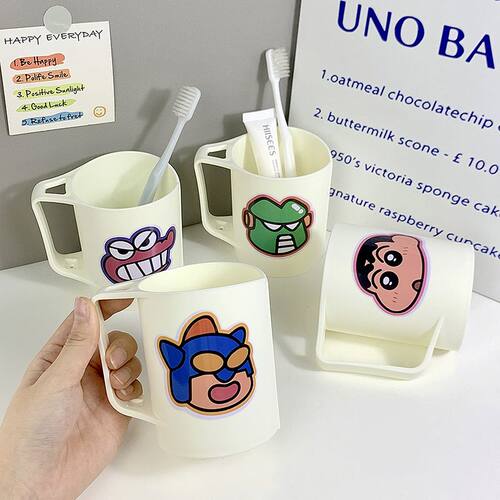 高颜值卡通漱口杯家用可爱小孩儿童牙刷杯宿舍学生情侣刷牙洗刷杯