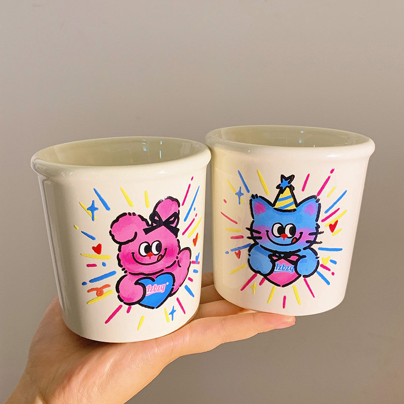 简约防霉洗漱杯情侣牙缸宿舍水杯套装ins风可爱家用陶瓷漱口杯,家庭/个人清洁工具,洗漱杯,淘宝优惠券,粉丝福利购,淘宝优惠卷