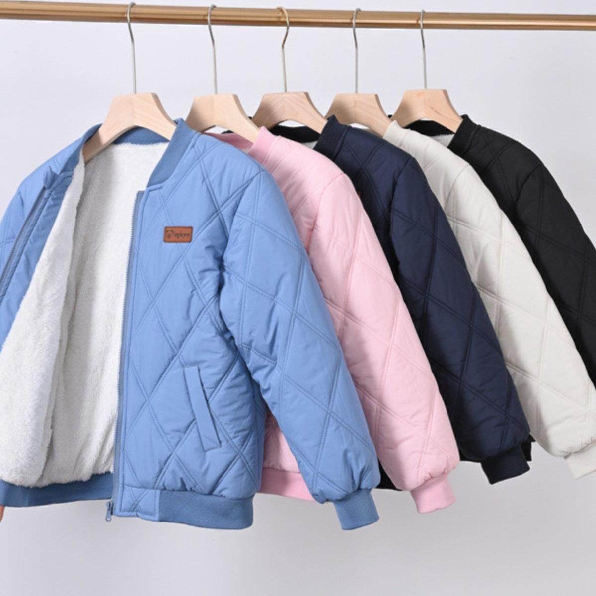 校服神器儿童棉服内胆亲子装棒球服中大童加绒加厚一体棉男童外套