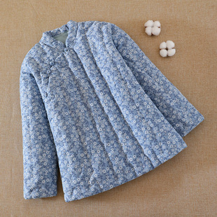 纯棉花手工棉衣斜襟新中式冬装女士加厚保暖棉袄盘扣修身棉服冬季