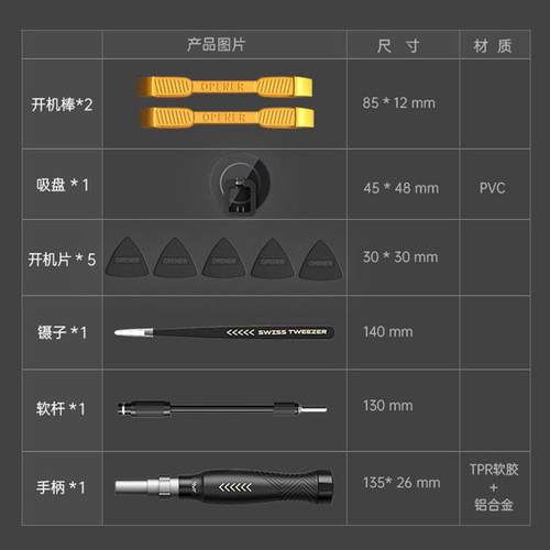 145件套合一精密螺丝刀批头组套装手机电脑十字一字拆机维修工具