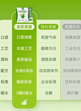 里草牧富硒苹冲 果醋原浆 0糖0脂山西果酿造泡饮料醋便DWM捷独立
