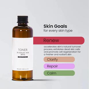 跨境TK爆款2% Salicylic Acid Toner 2%水杨酸爽肤水舒缓保湿