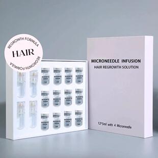 跨境爆款头发生长密发微针精华套装MICRONEEDLE INFUSION