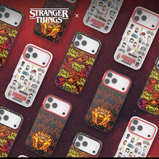 异世界回信手机壳泡泡骚怪奇物语磁吸16pro适用苹果iphone17promax拼豆俱乐部新款15亚克力透明白框卡通